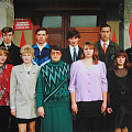 Балабаева Августа Филипповна с выпускниками 1997 года