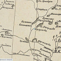 Карта Колывано-Воскресенской горной округи. 1816 г. (фрагмент). Из открытых источников