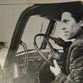 Иван Павлович за рулем лесовоза 1980г